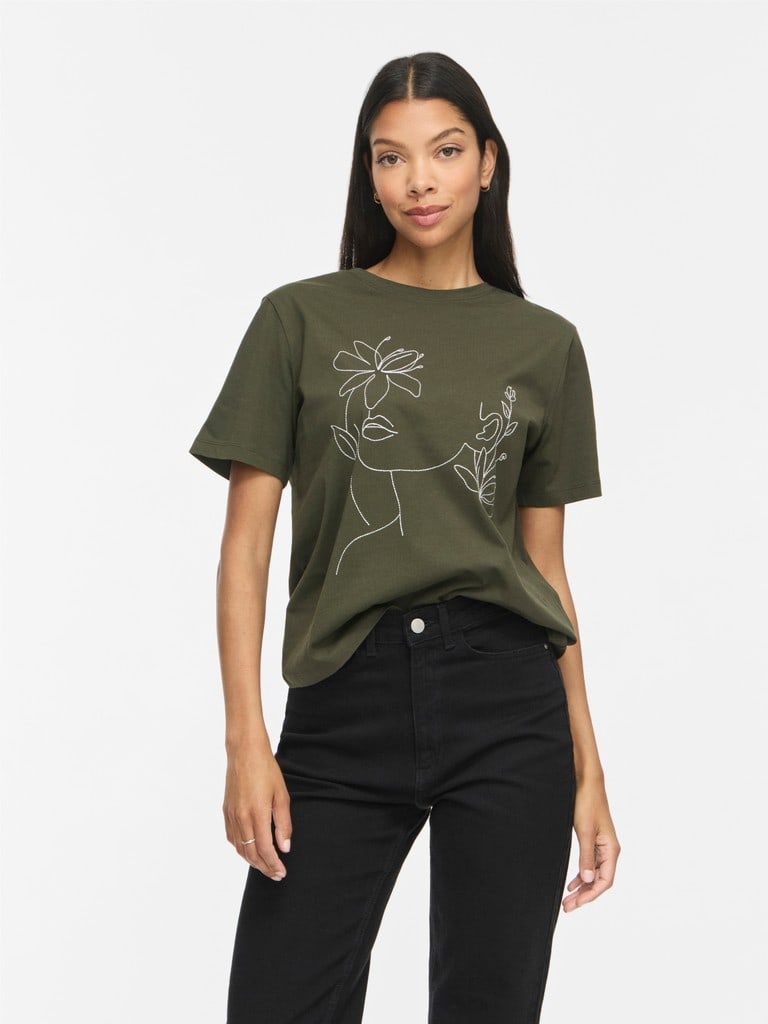 VISYBIL O-NECK S/S ARTISTIC TOP