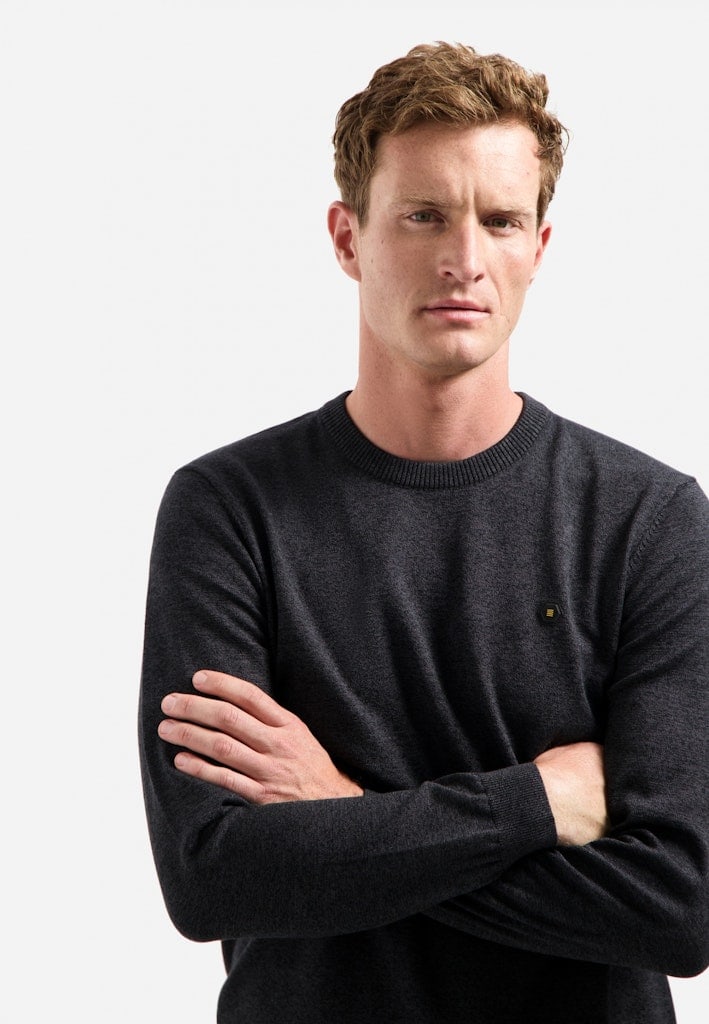 Pullover Crewneck 2 Coloured Melange
