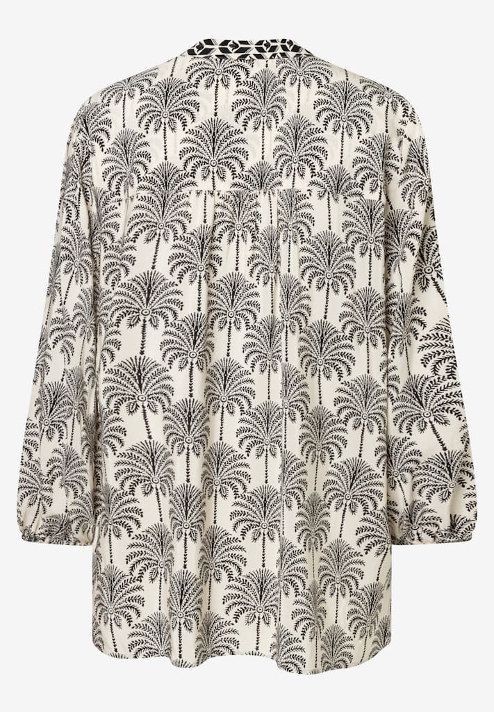 Viscose Print Tunic Blouse