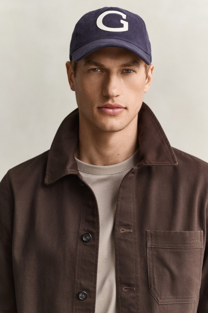 Hemdjacke aus gebürstetem Twill