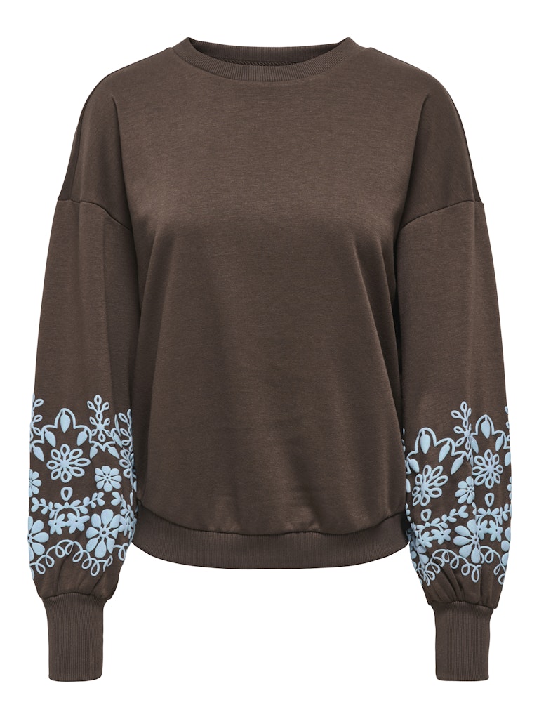 ONLBROOKE L/S O-NECK FLOWER SWT NOOS