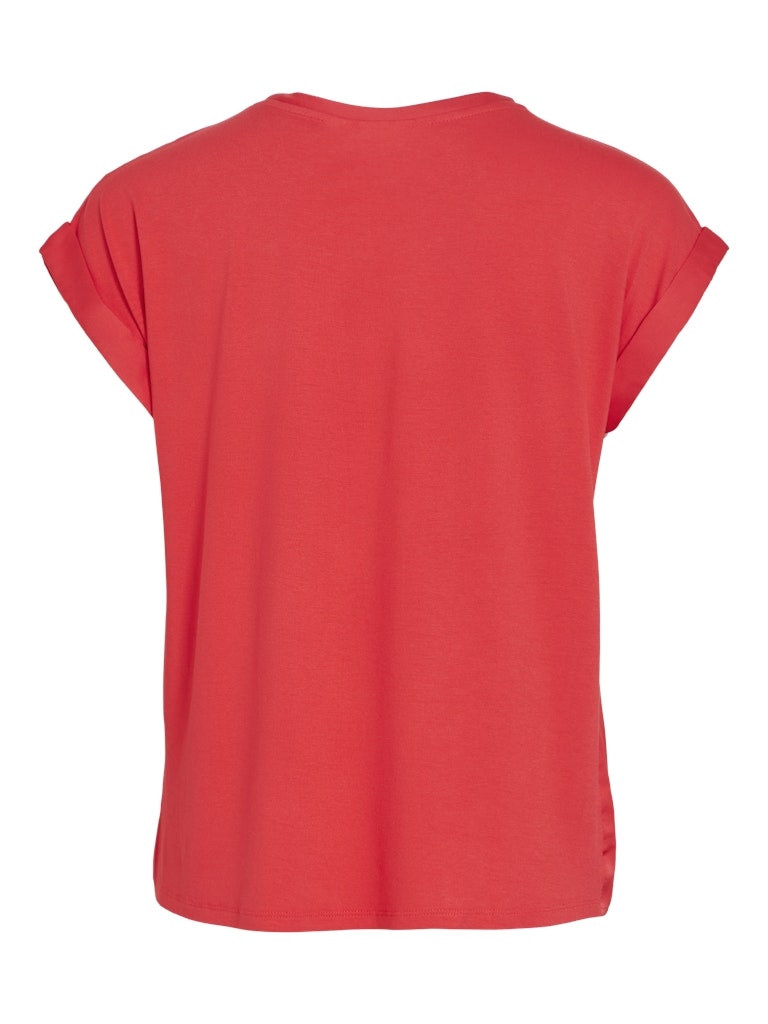 VIELLETTE S/S SATIN TOP - NOOS