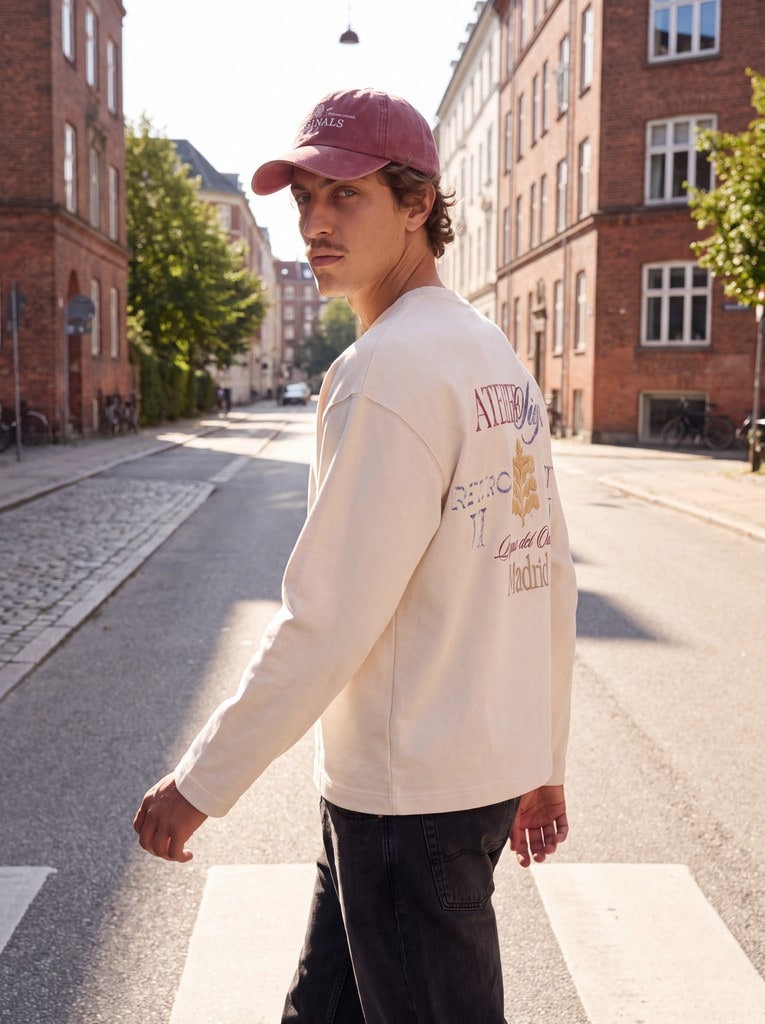 JORSALAMANCO GRAPHIC SWEAT CREW NECK