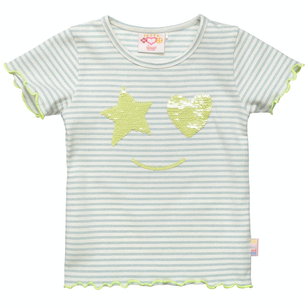 T-Shirt mit Wendepailletten