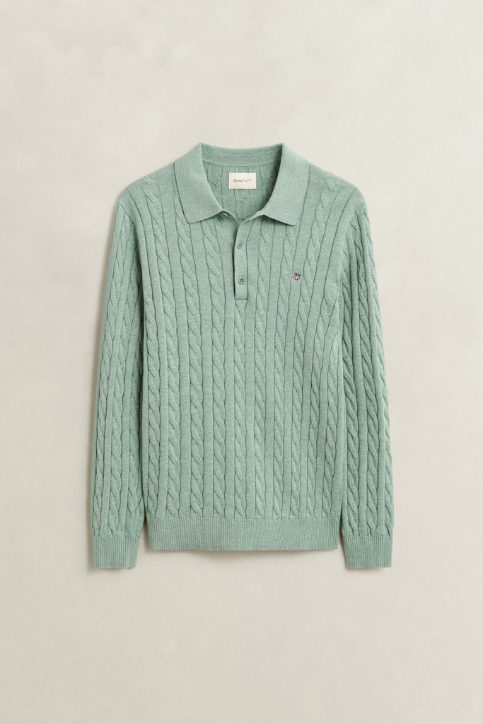 COTTON CABLE POLO