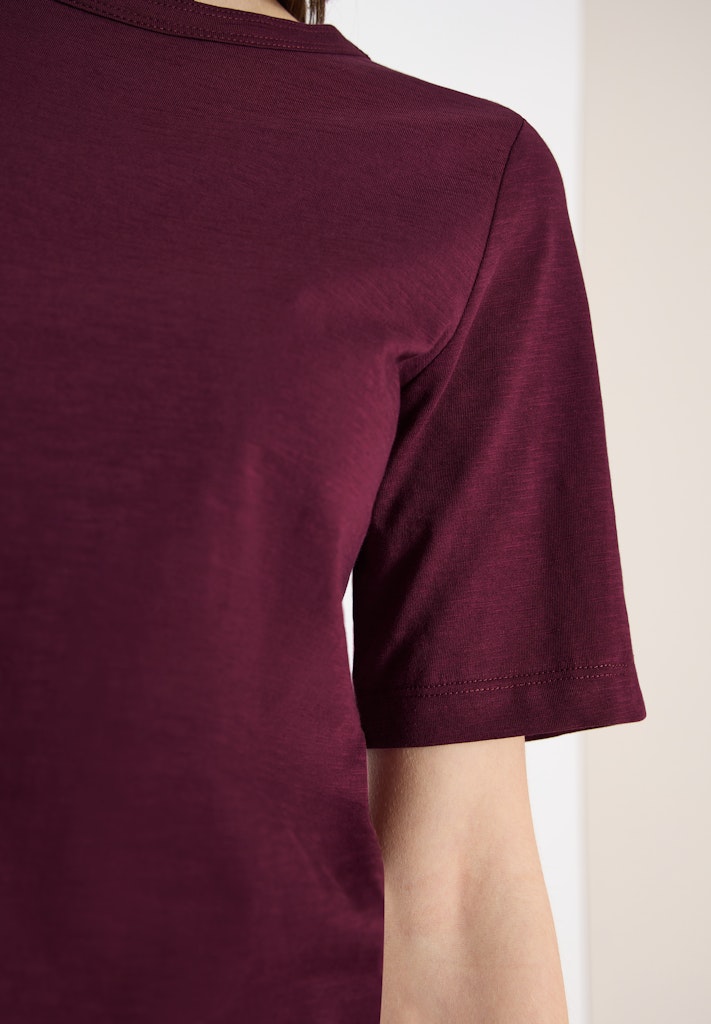 Kurzarm T-Shirt aus reiner Baumwolle