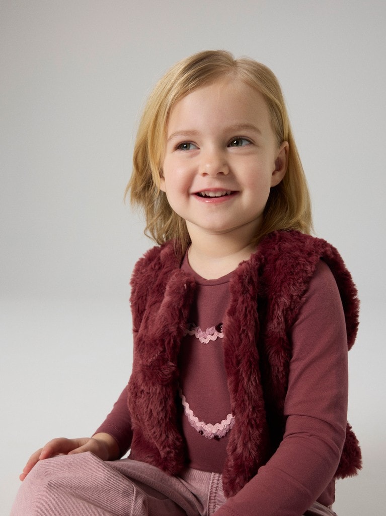 NMFNANIS FAKE FUR VEST