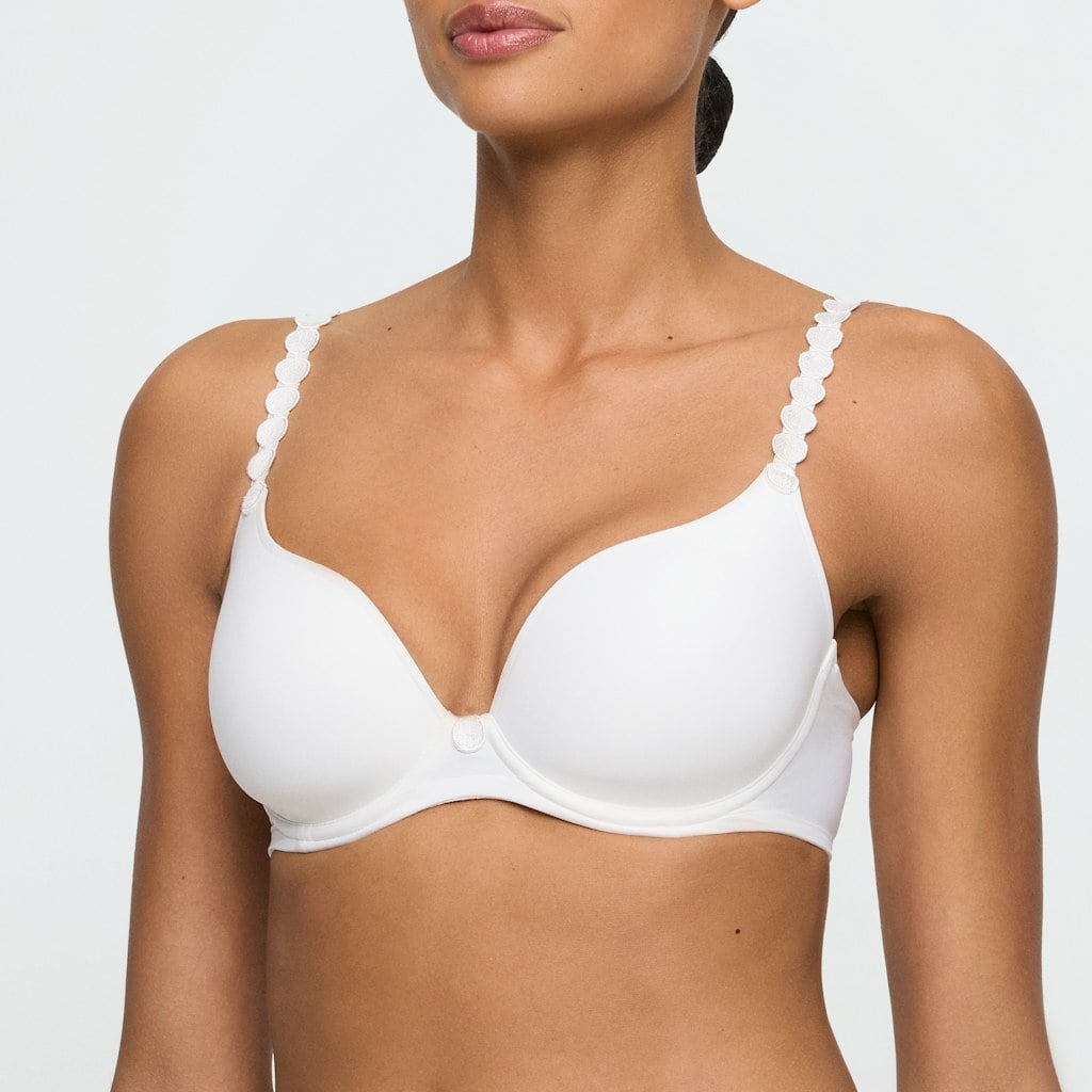 TOM natur Unterlegter BH Herzform