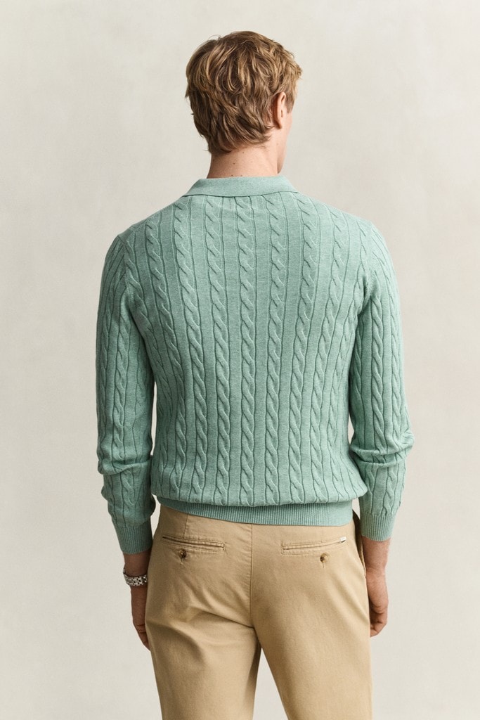 COTTON CABLE POLO