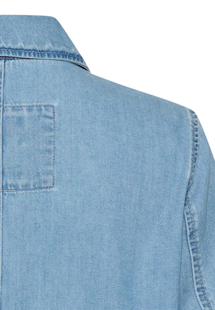 Jeansblazer mit Knopfleiste