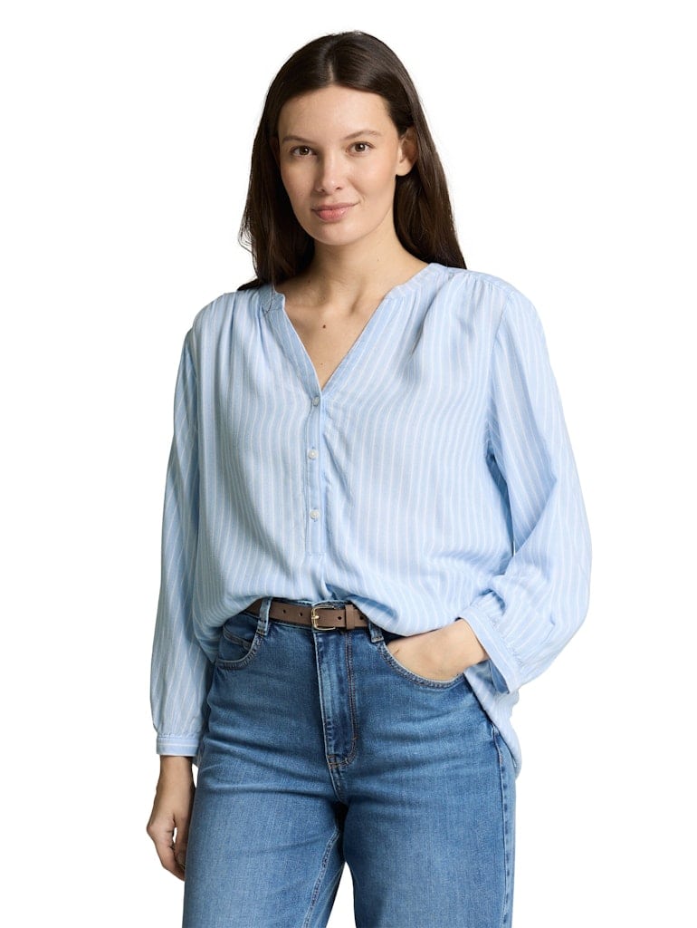 Bluse mit Streifenmuster