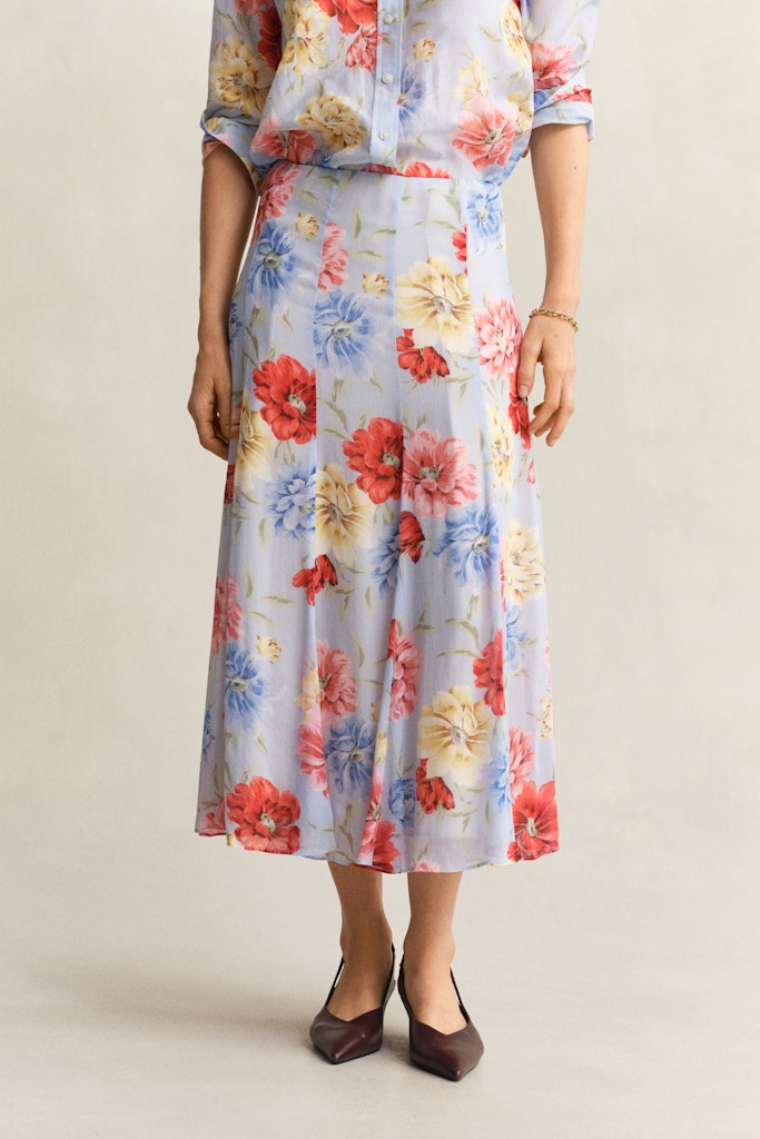 Rock mit Blumenprint
