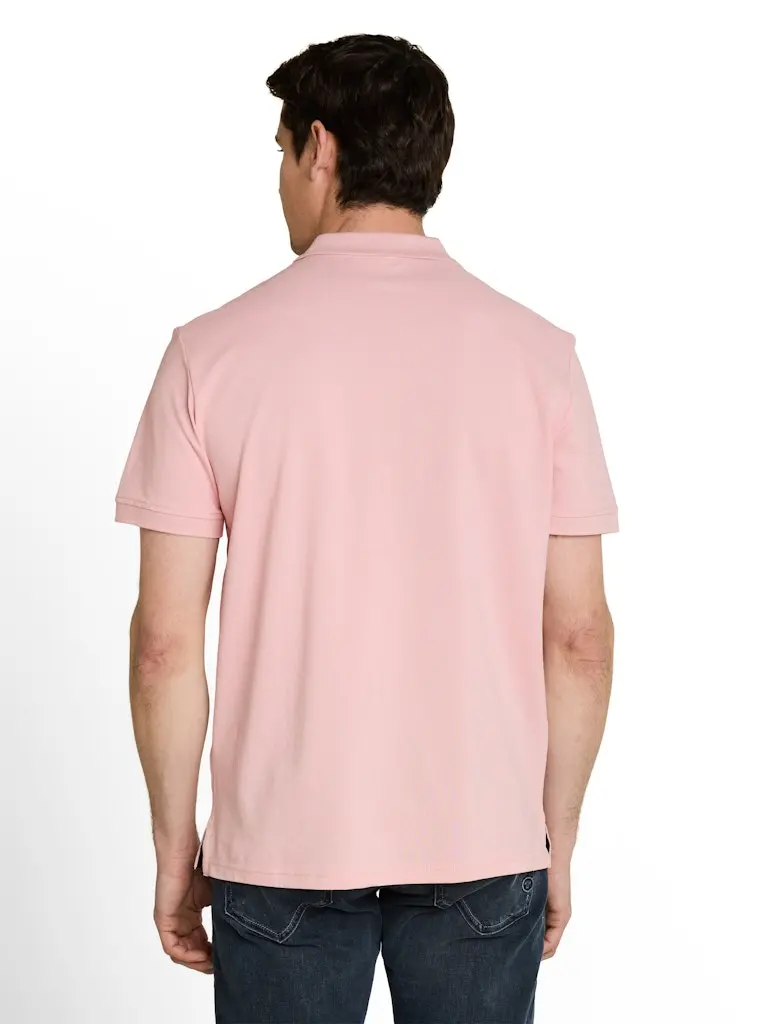 Piqué Poloshirt mit Logo-Stickerei