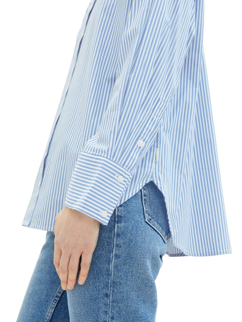 Loose Fit Hemd mit Streifen