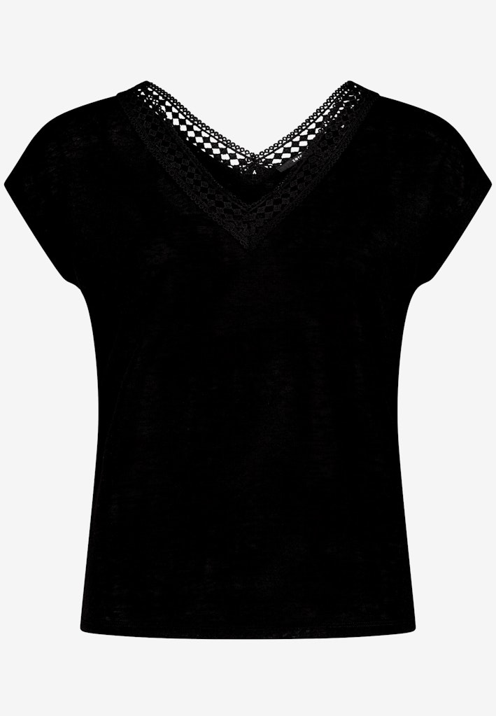T-Shirt mit Spitze
