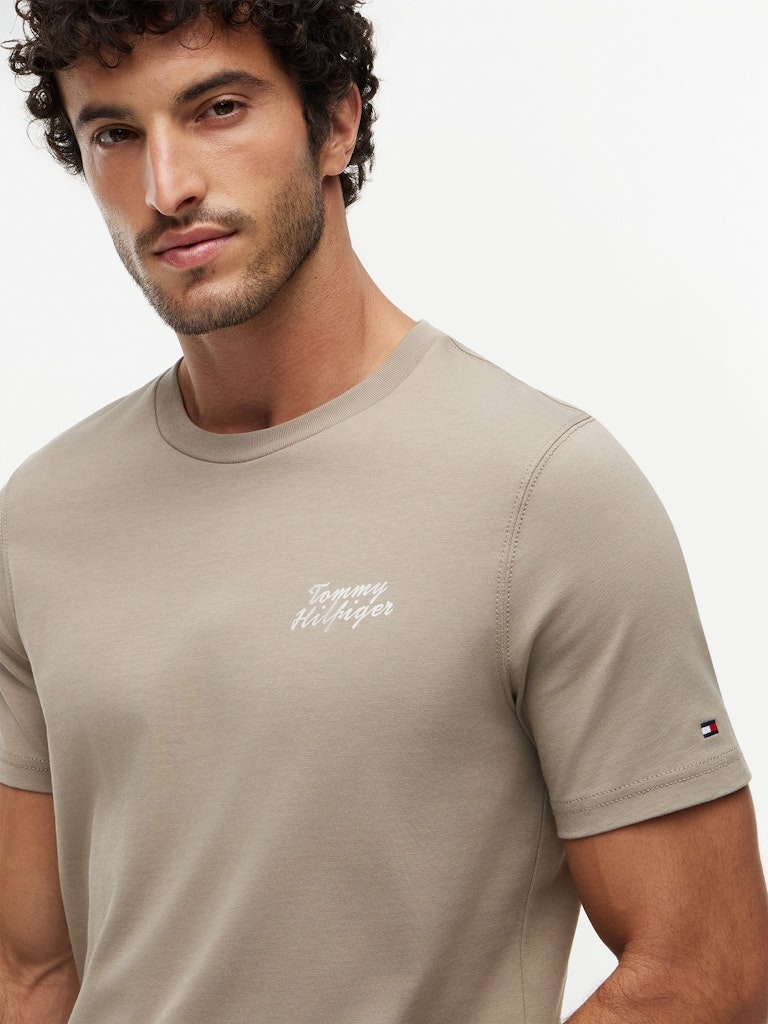 Back Photo Print Jersey T-Shirt