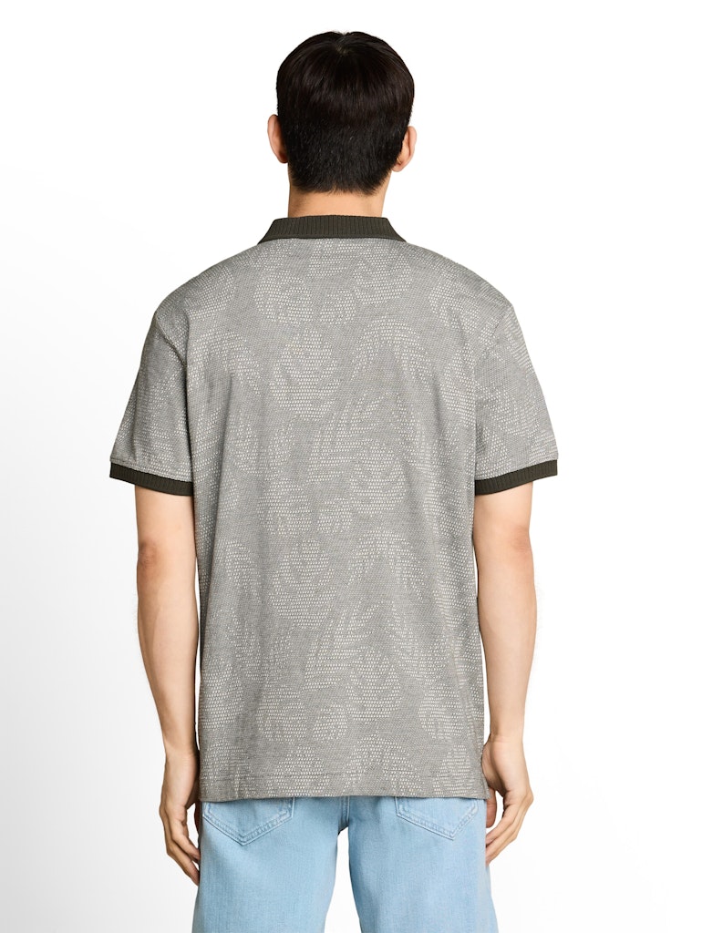 Jacquard Poloshirt mit Muster