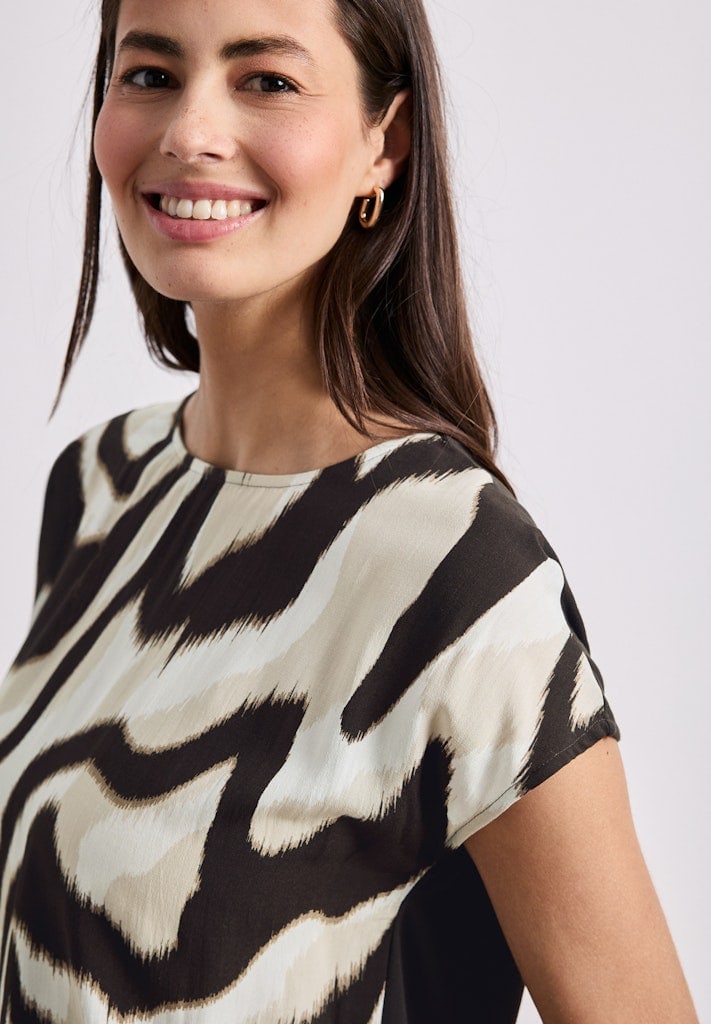 Dropped Shoulder Shirt mit Print