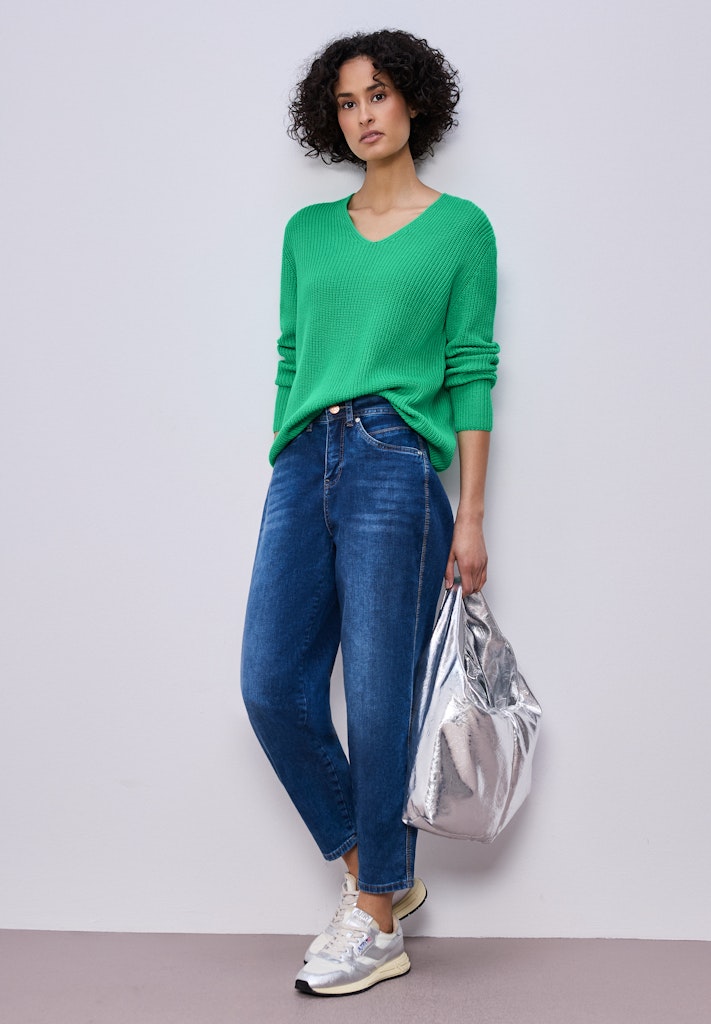 Pullover in Unifarbe