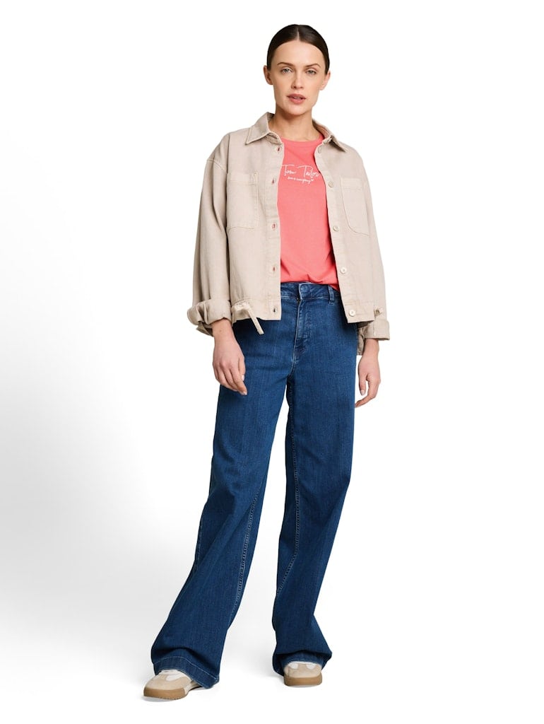 T-Shirt mit Logo-Print