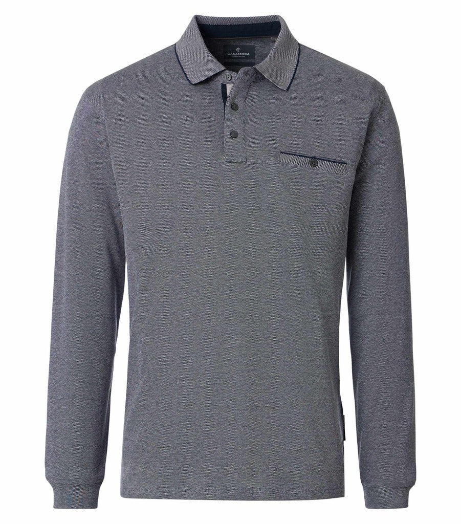 Polo-Shirt Langarm