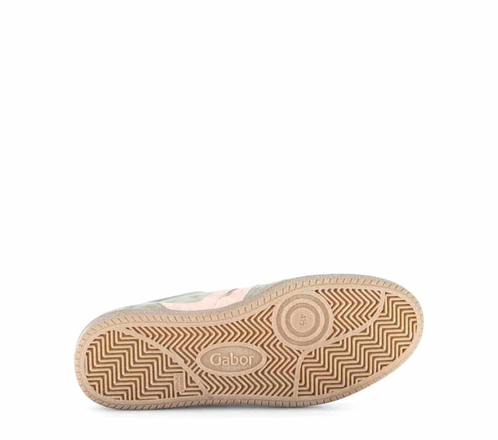 Sneaker low Rauleder grün