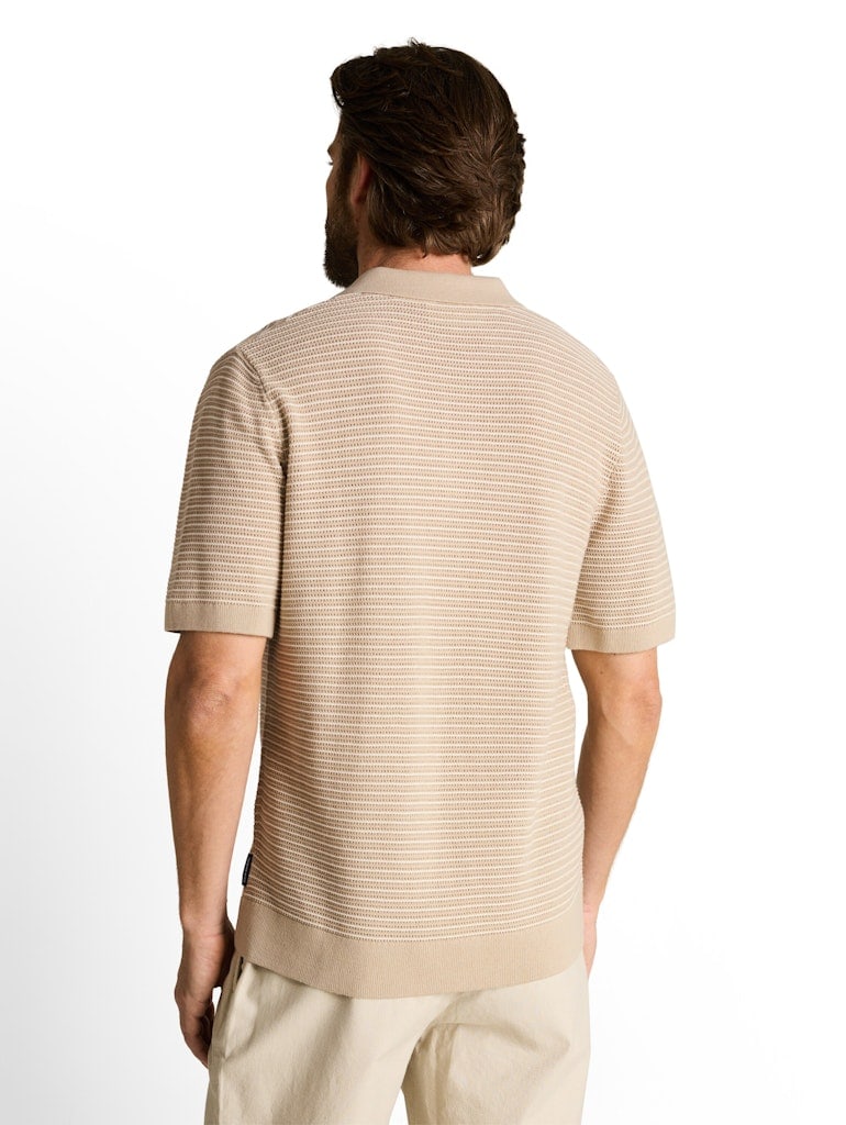 Strickpullover mit Polokragen