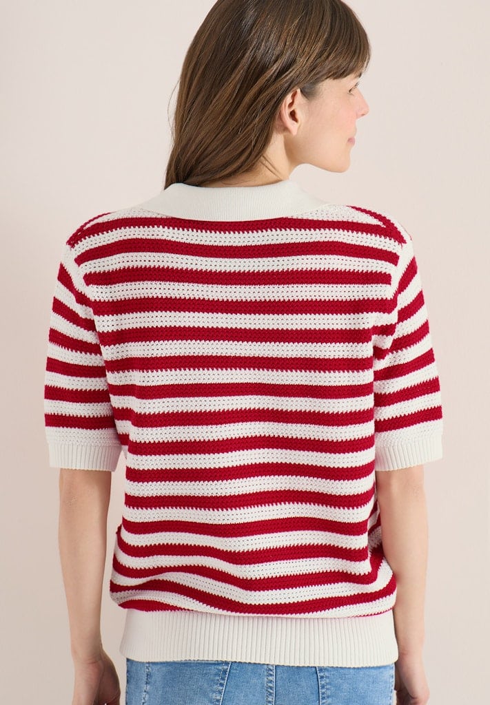 Kurzarm Poloshirt in Mesh-Qualität