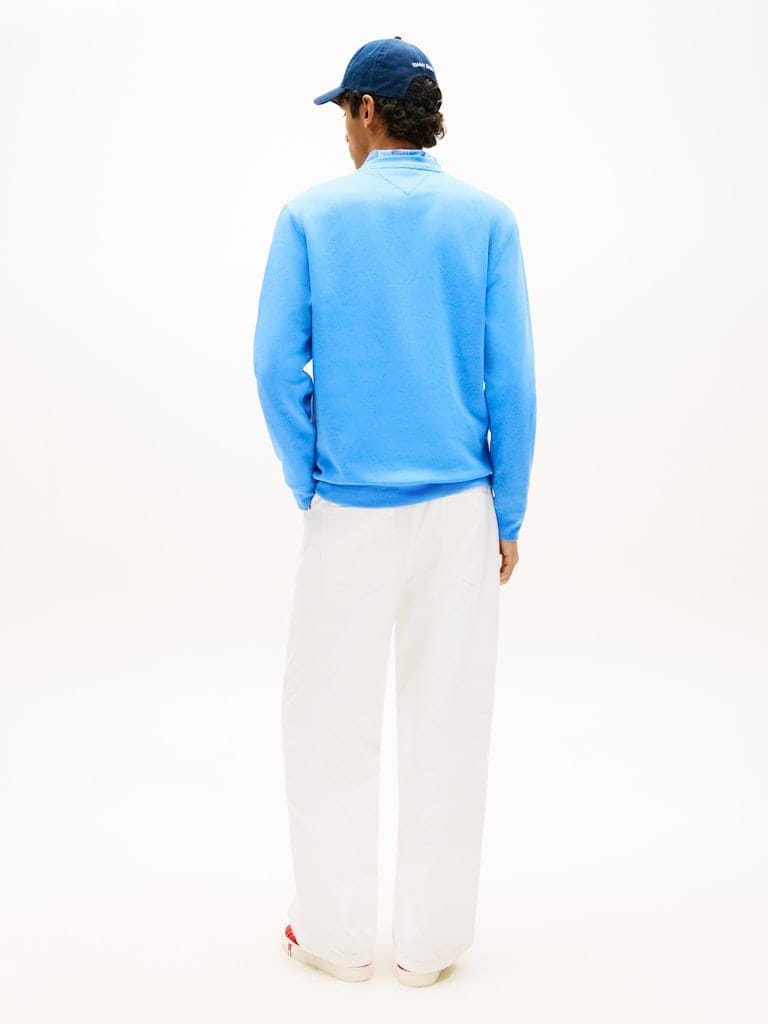 Tommy Flag Brushed Fleece Sweatshirt