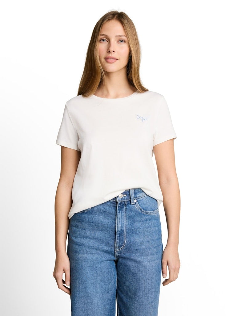 T-Shirt mit Stickerei