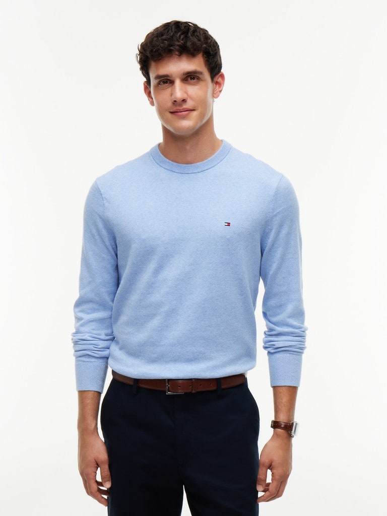 PIMA ORG CTN CASHMERE CREW NECK