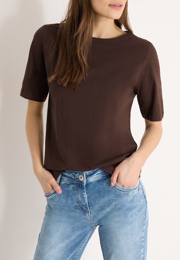 Kurzarm T-Shirt aus reiner Baumwolle