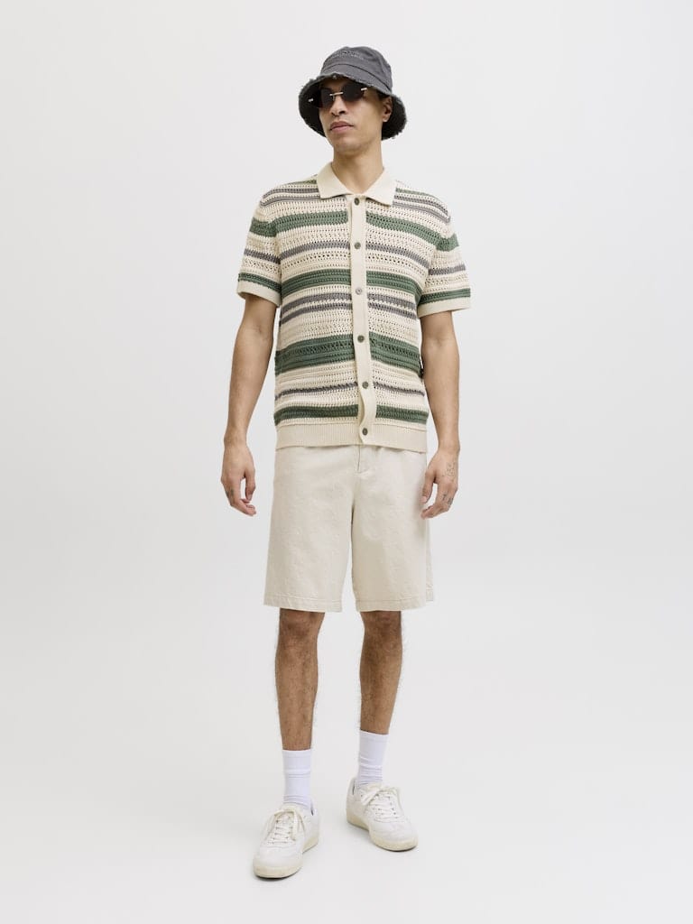 JPRBLUHAMILTON BUTTON THROUGH POLO SS