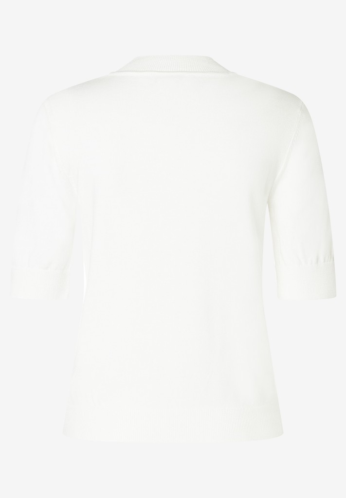 Turtleneck-Pullover mit kurzen Ärmeln