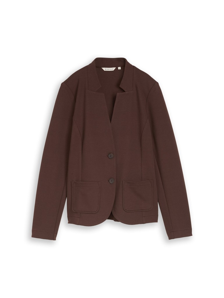Slim Fit Blazer mit Ottoman Struktur