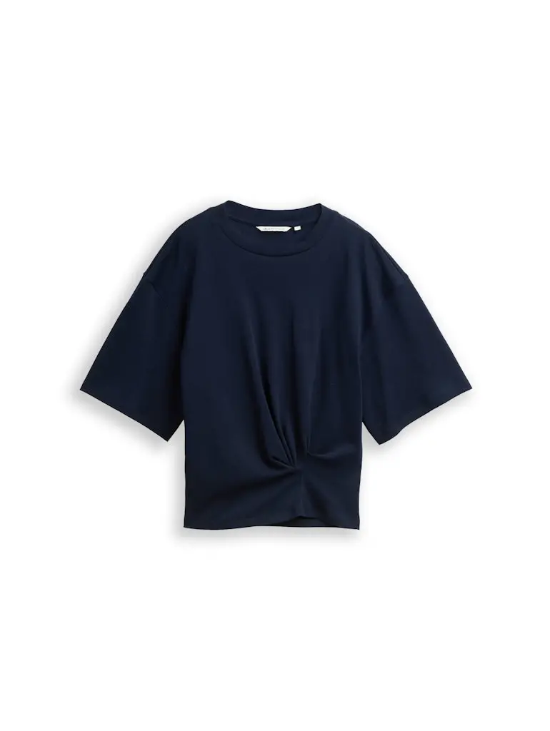 T-Shirt mit Knotendetail