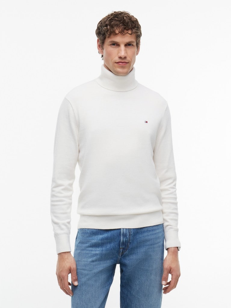 PIMA ORG CTN CASHMERE ROLL NECK