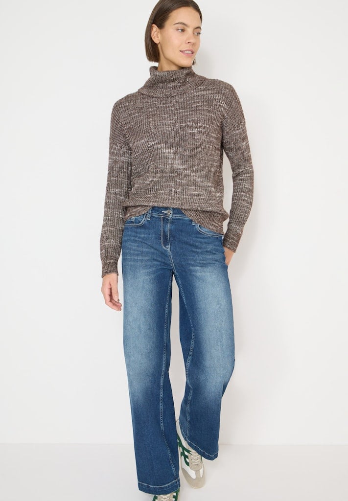 Space Dye Rollkragenpullover