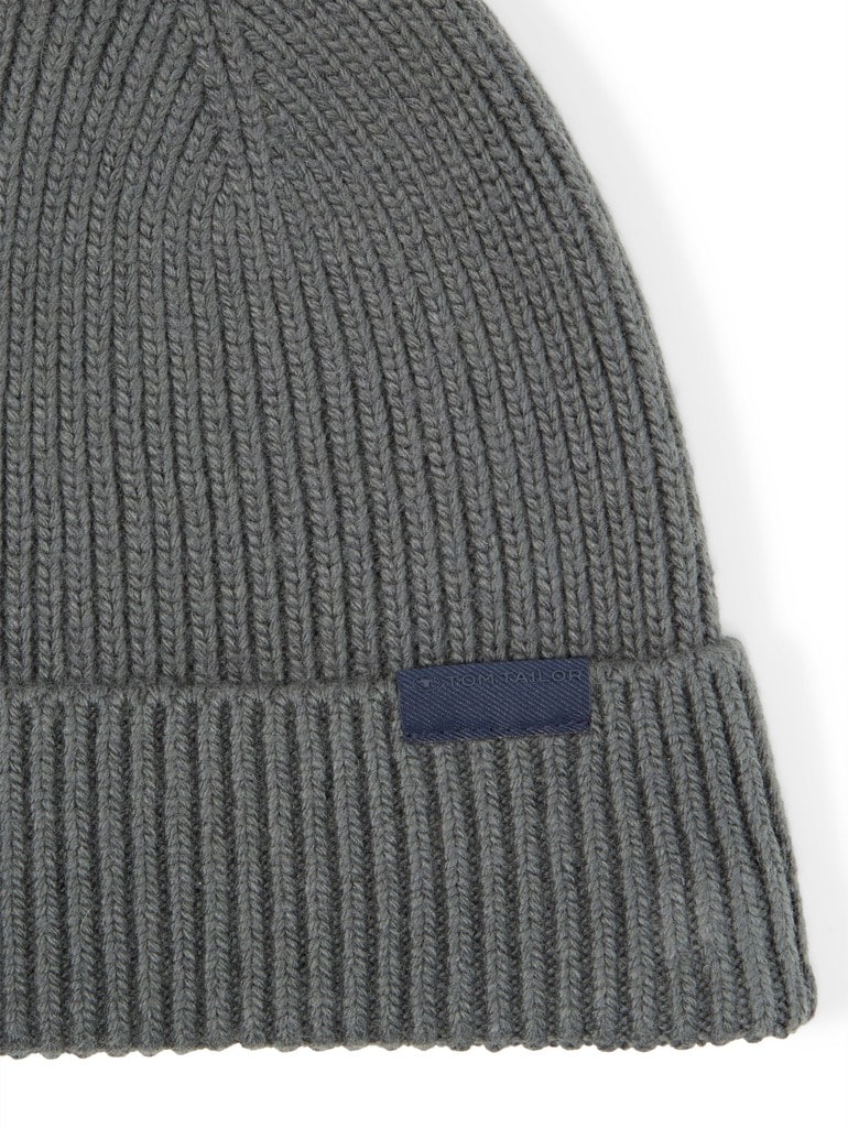 Beanie Mütze mit Wollanteil
