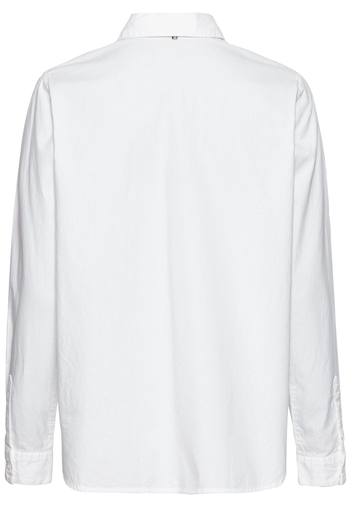 Langarm Bluse aus reiner Baumwolle