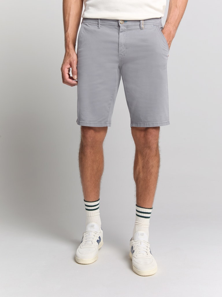 Short Chino Garment Dyed Twill Stretch
