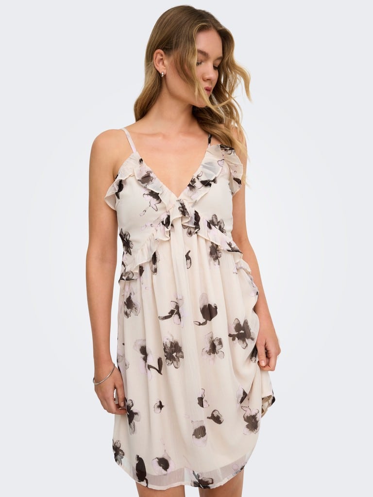 ONLGRETCHEN S/L DRESS WVN