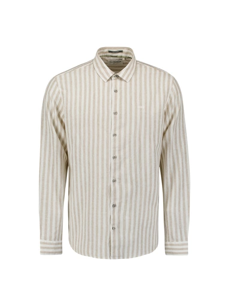 Shirt Verical Big stripes With Linen