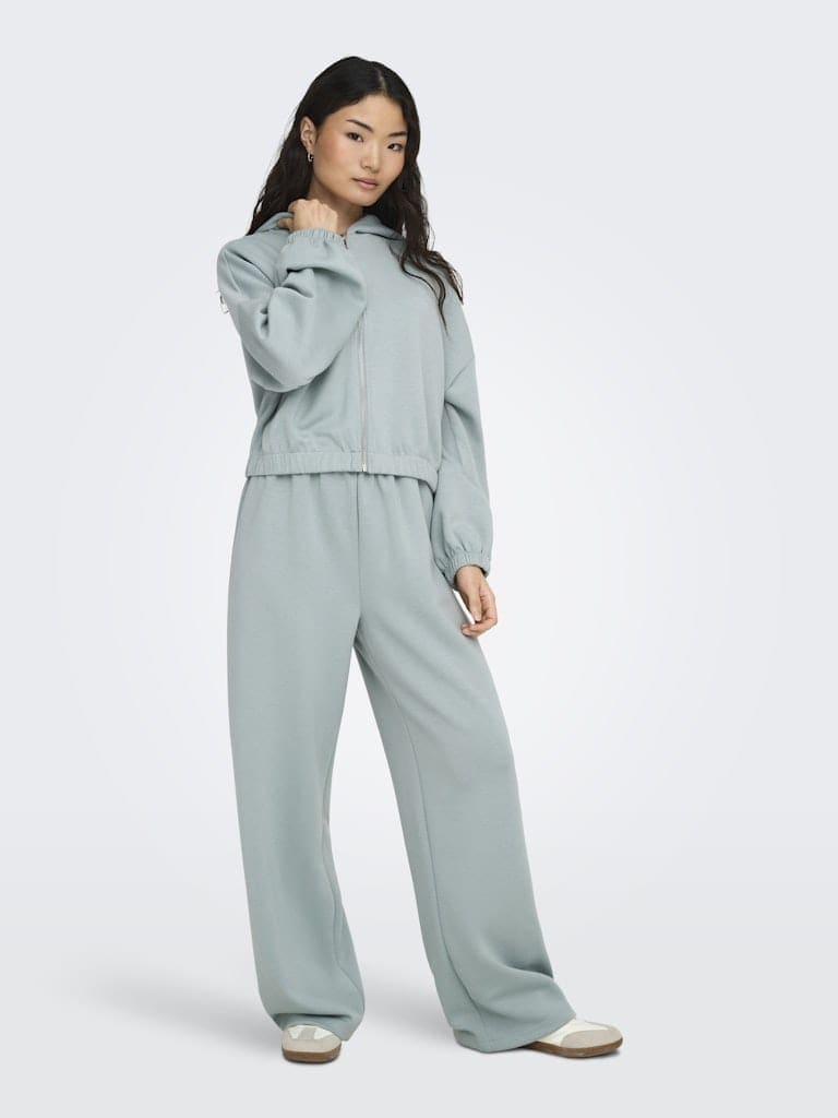 ONLSCARLETT L/S ZIP HOOD SWT NOOS