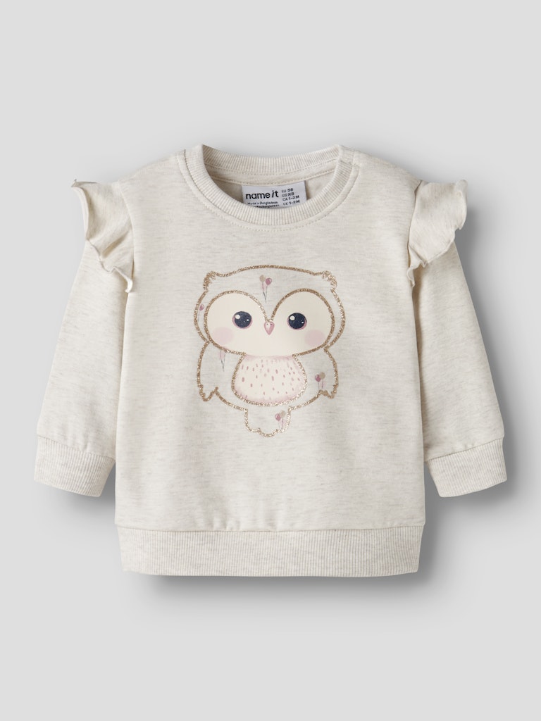 NBFNILDA LS SWEAT BRU