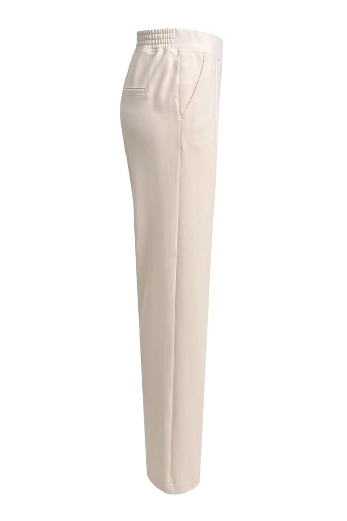 wideleg pants with elastic at back waist and french pockets