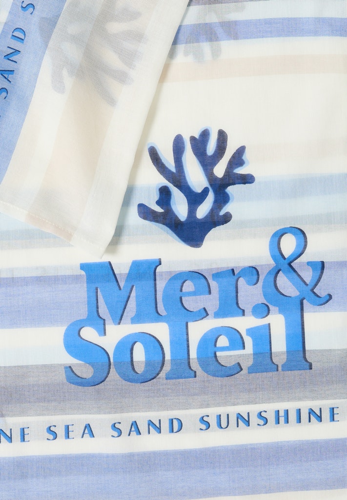 Loop-Schal mit Streifenmuster