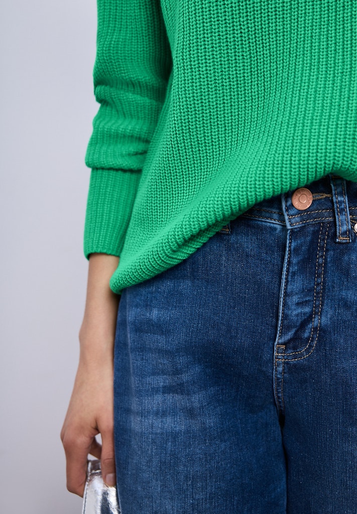 Pullover in Unifarbe