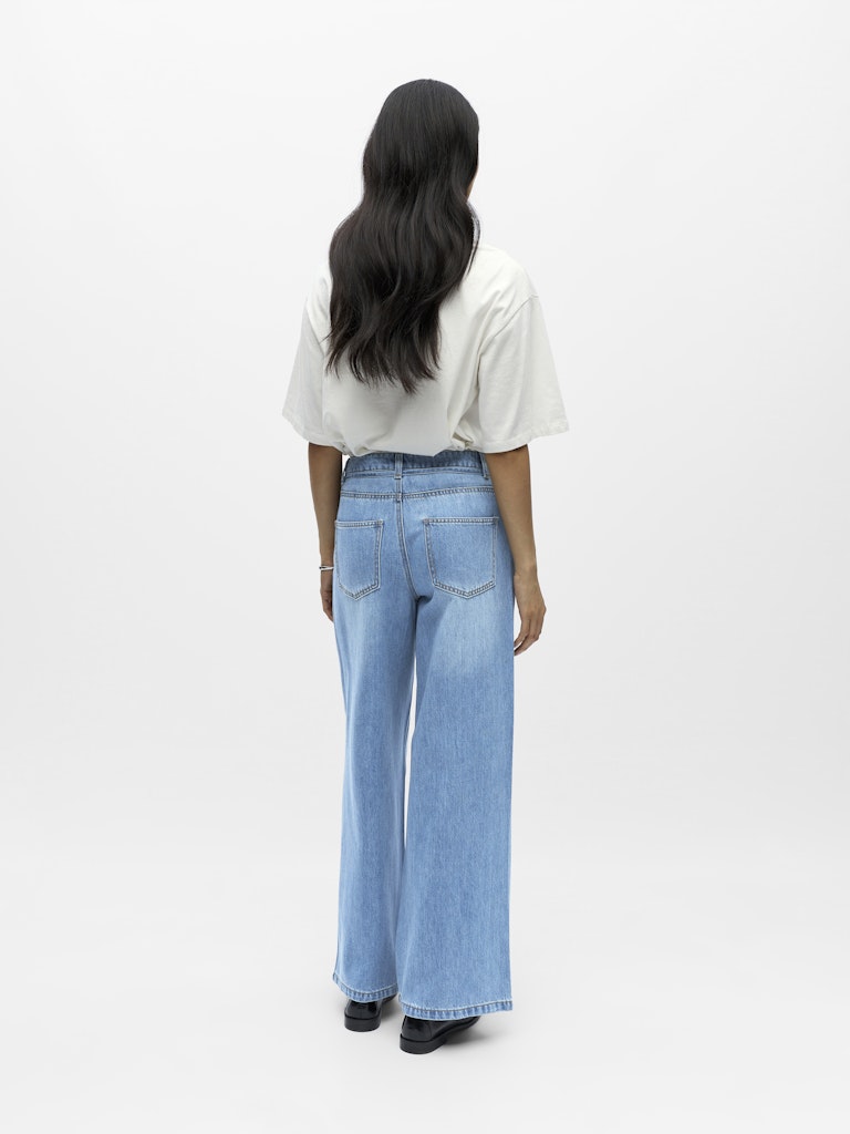 OBJROSIE MW WIDE JEANS NOOS