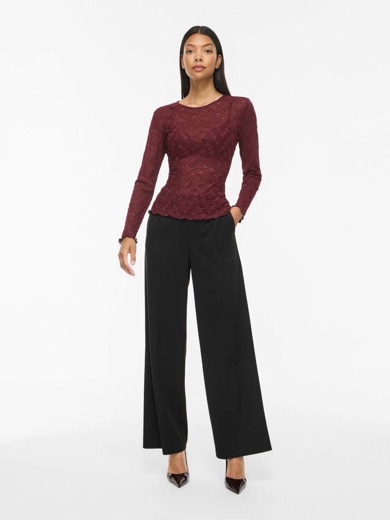 VIFAY O-NECK L/S TOP - NOOS